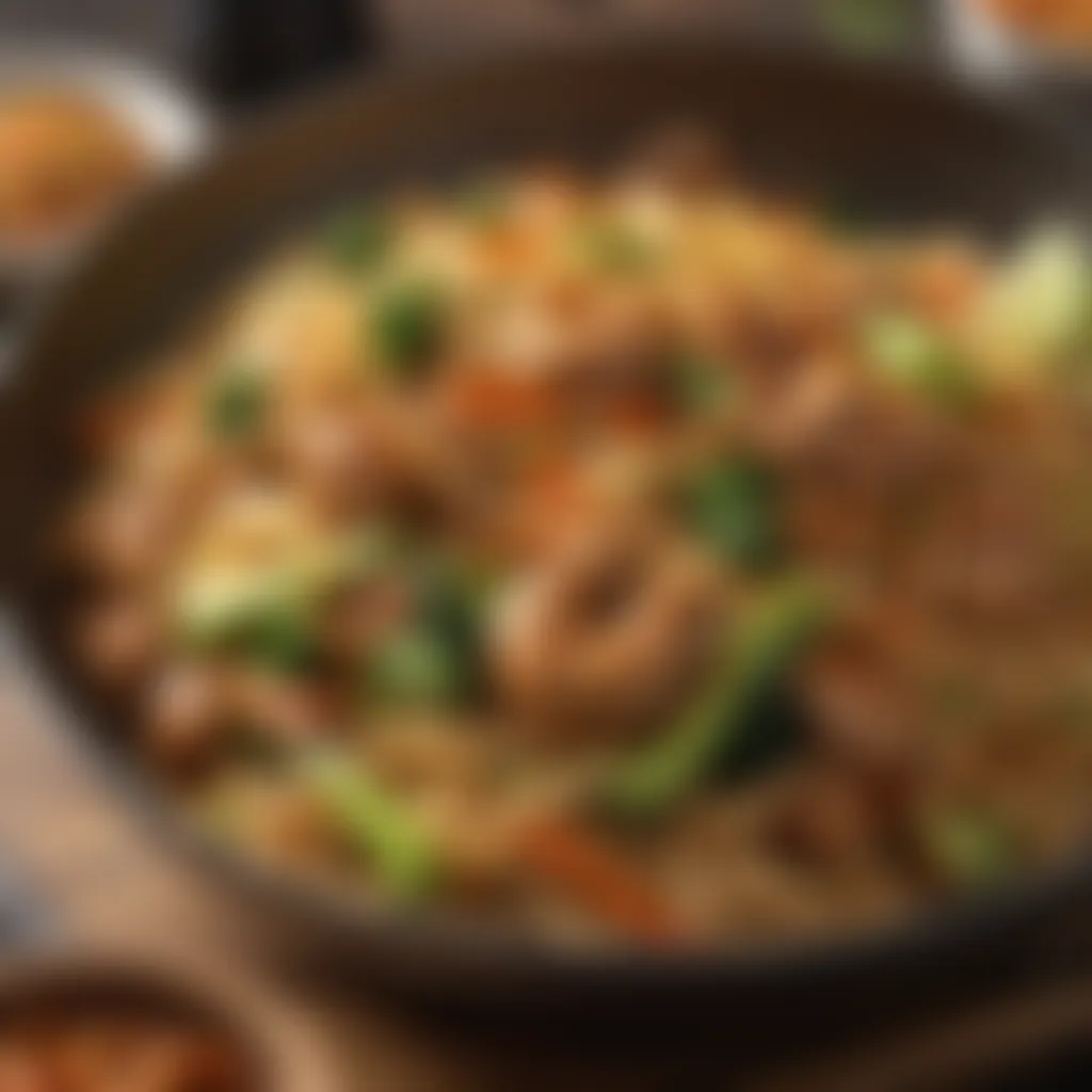 Savor the Aromas of Authentic Chow Mein Savory Veg Chow Mein in Traditional Wok