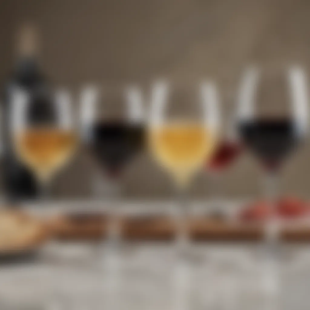 Group of Schitt's Creek wine glasses symbolizing friendship