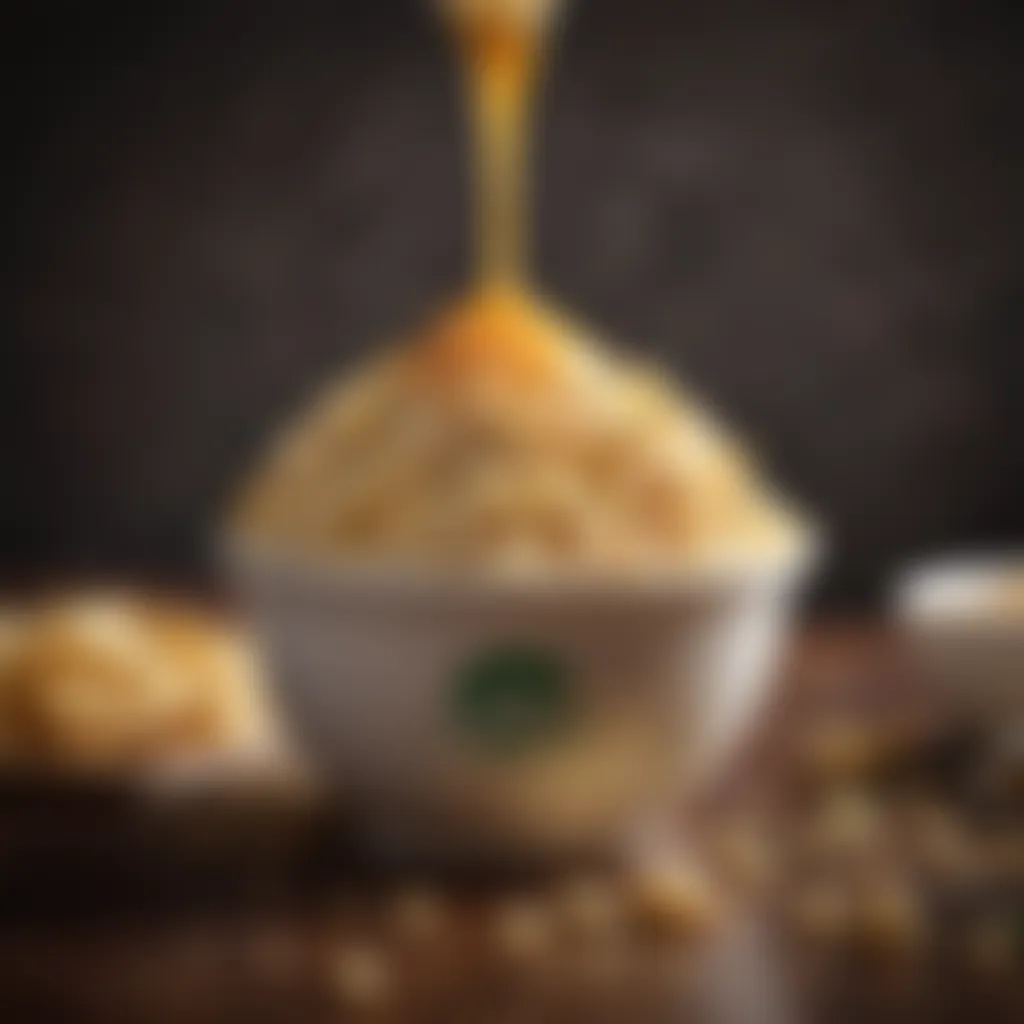 A close-up of Shake Shack sauce in a small bowl, highlighting its creamy texture and vibrant color.