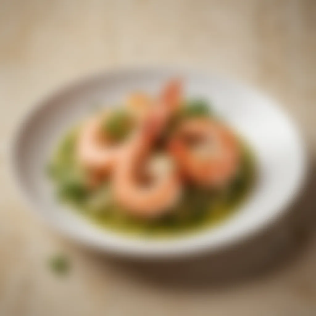 Shrimp Sautéed in Herb-Infused Butter