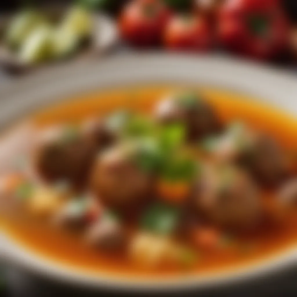 Mexican Albondigas: Simmering in Flavorful Broth