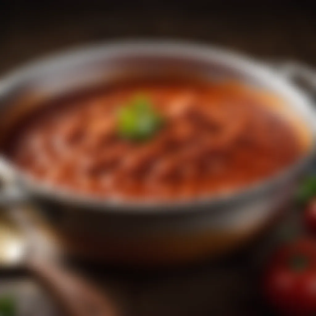 Simmering Kpomo Sauce Simmering Kpomo Sauce
