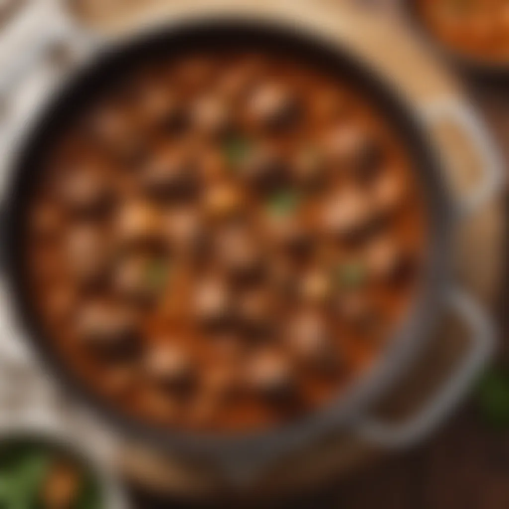 Simmering Lamb Vindaloo Simmering Lamb Vindaloo in Rich Spiced Gravy