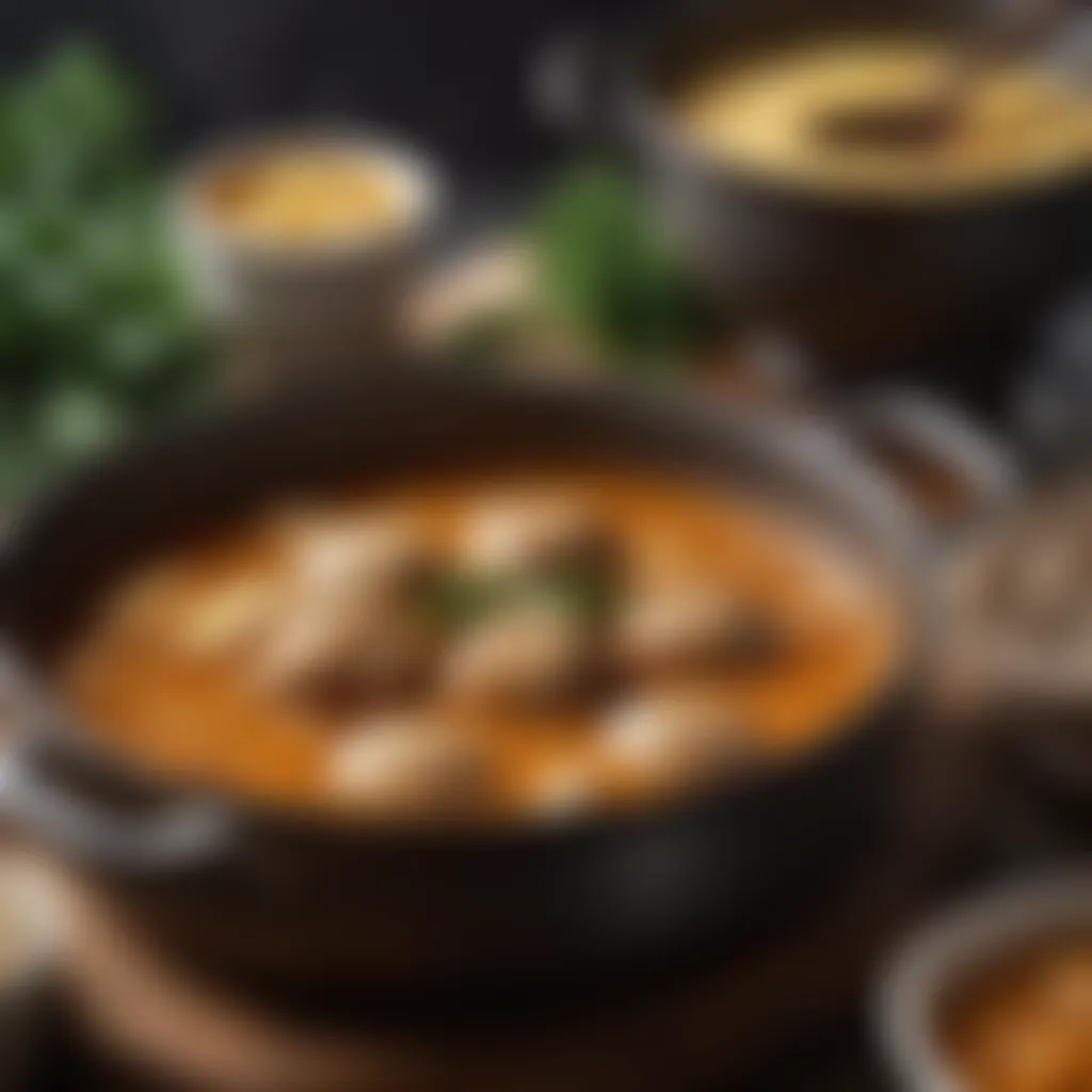 Sensational Arbi Recipe Gravy Simmering Simmering Pot of Flavorful Arbi Gravy