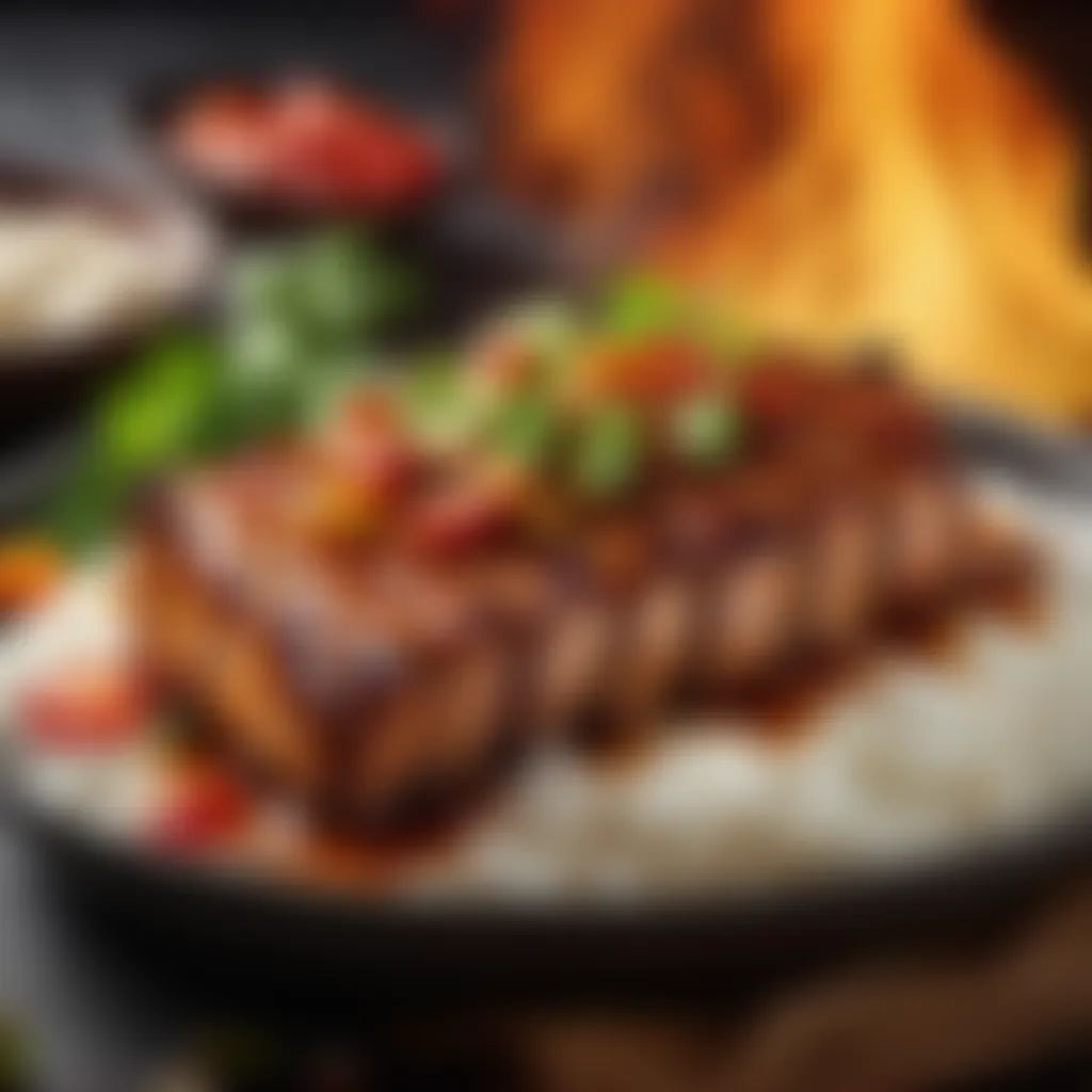 Culinary Masterpiece: Sizzling Pork Delight Sizzling Pork Delight in Culinary Creation