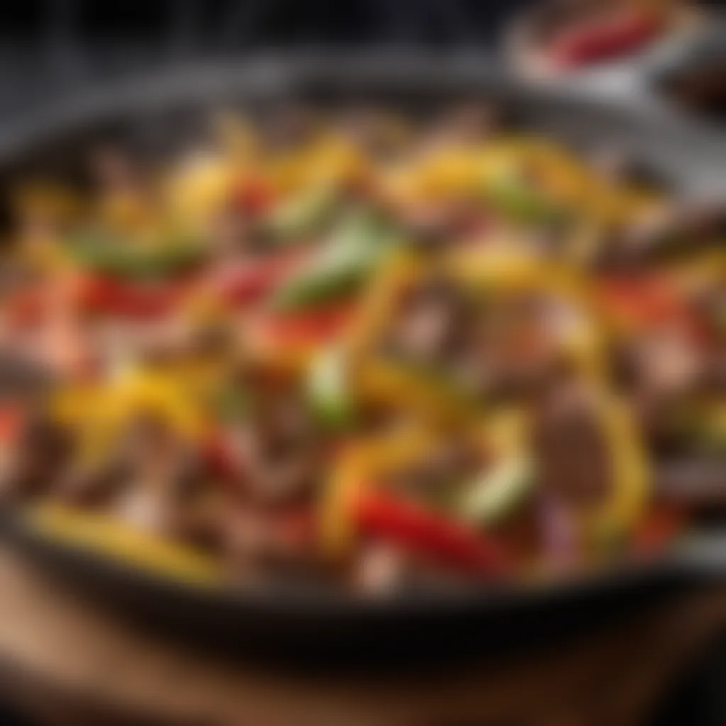 Sizzling Skillet of Fajitas