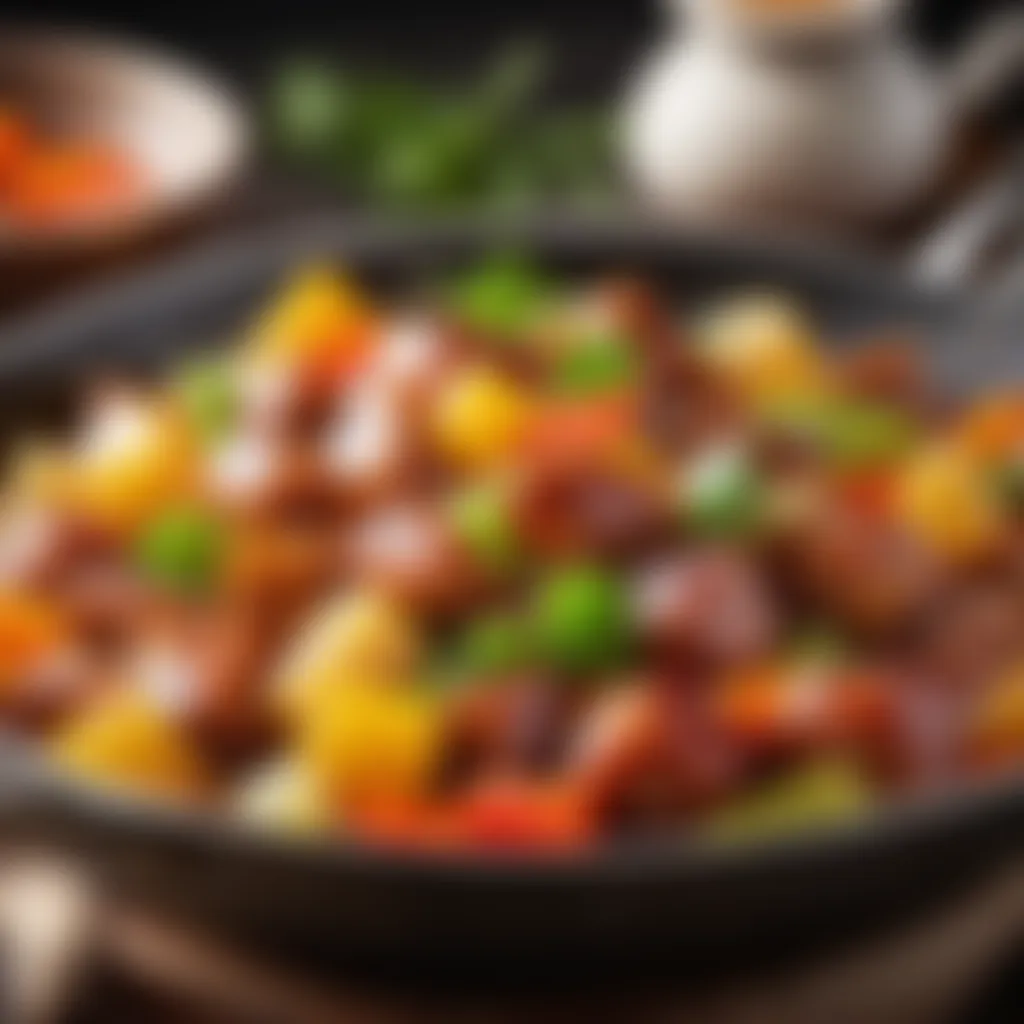 Sizzling Sweet and Sour Pork Skillet