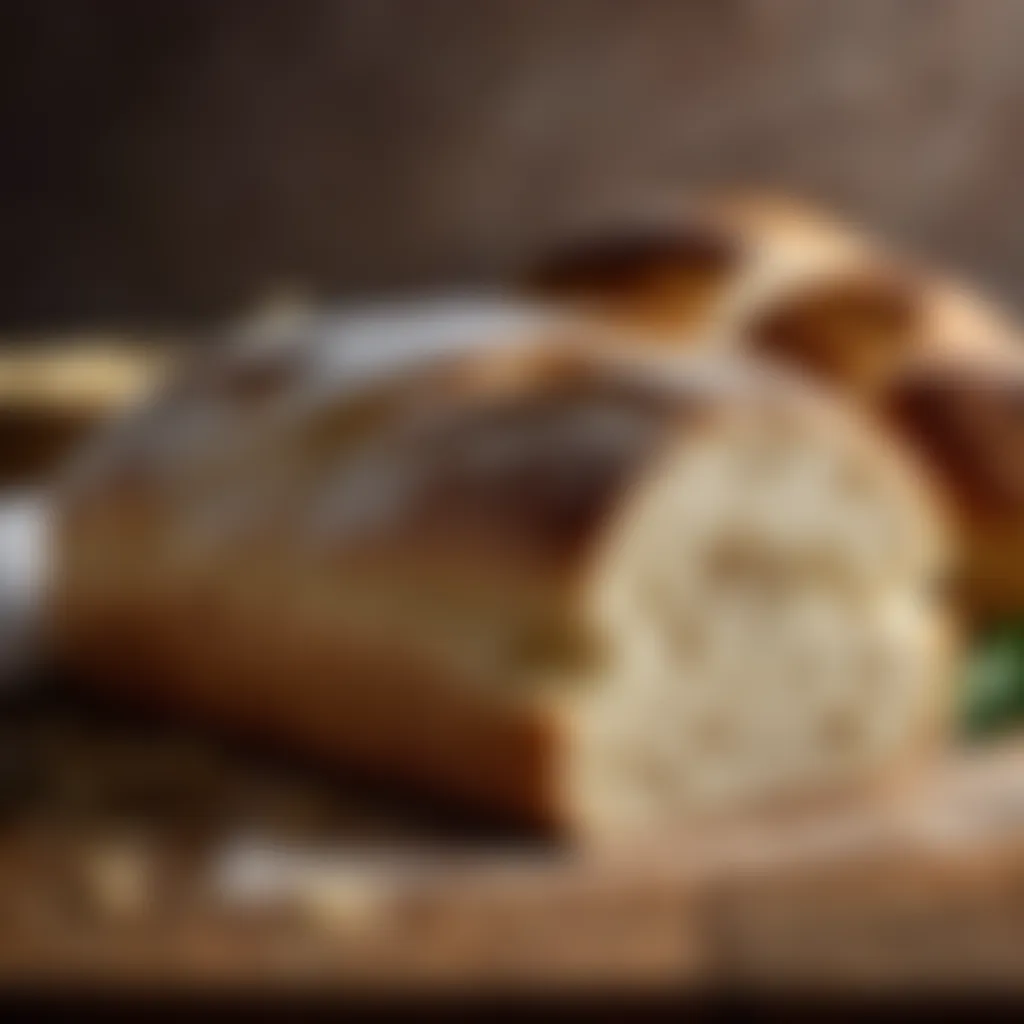 Sliced Ciabatta Bread