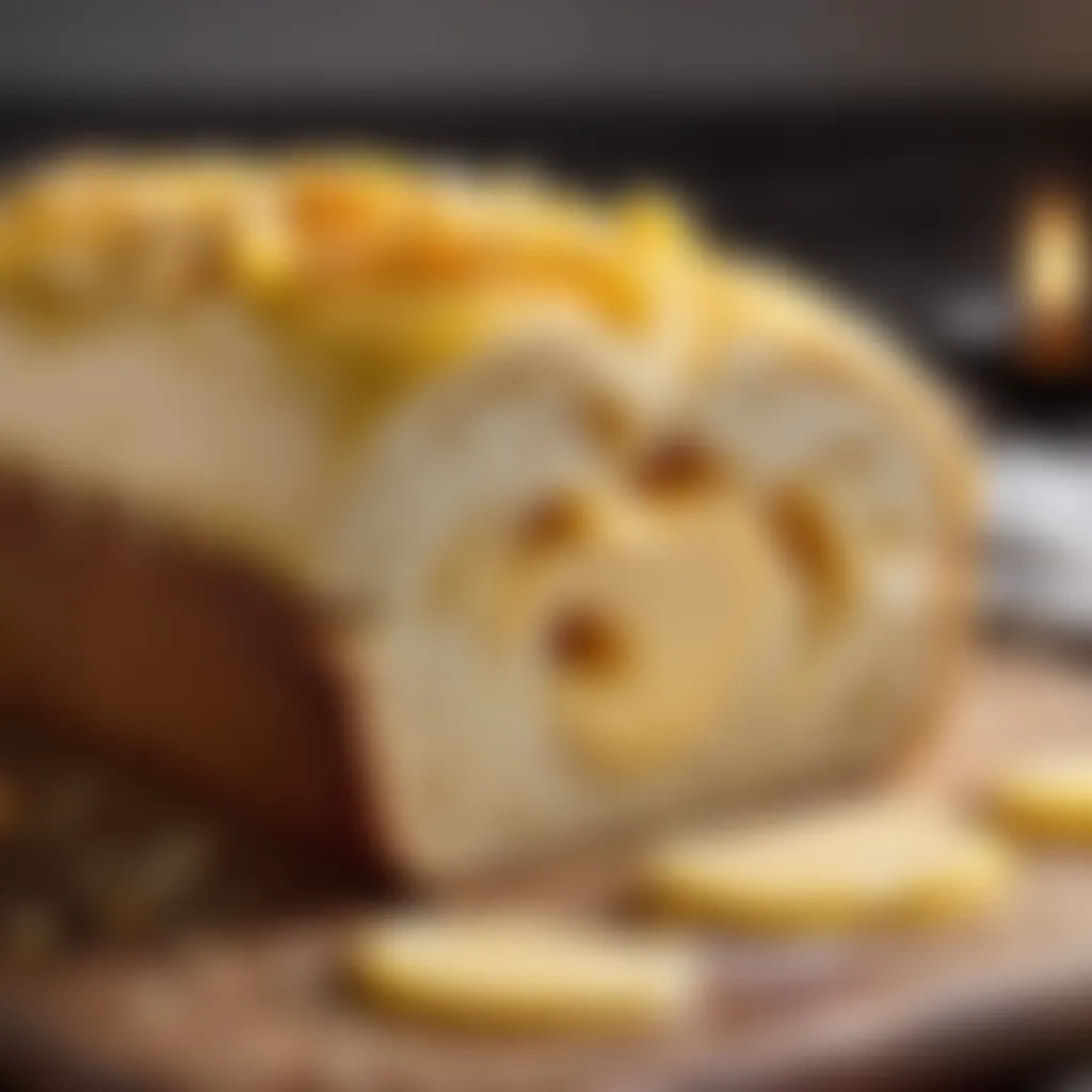 Sliced Cob Loaf with Warm and Gooey Center Sliced Cob Loaf with Warm and Gooey Center