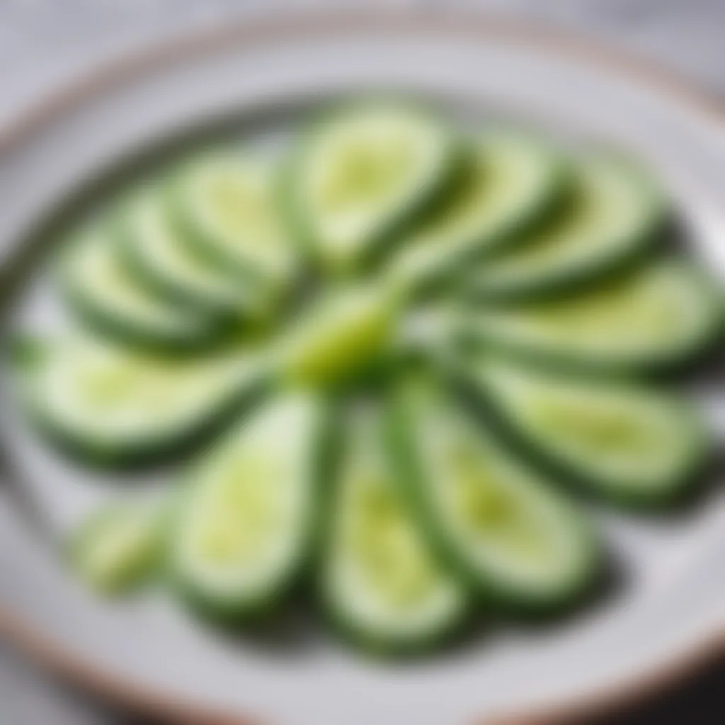 Sliced Cucumbers