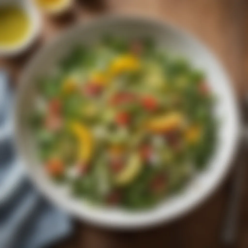 Citrus Snap Pea Salad Snap pea salad with citrus vinaigrette