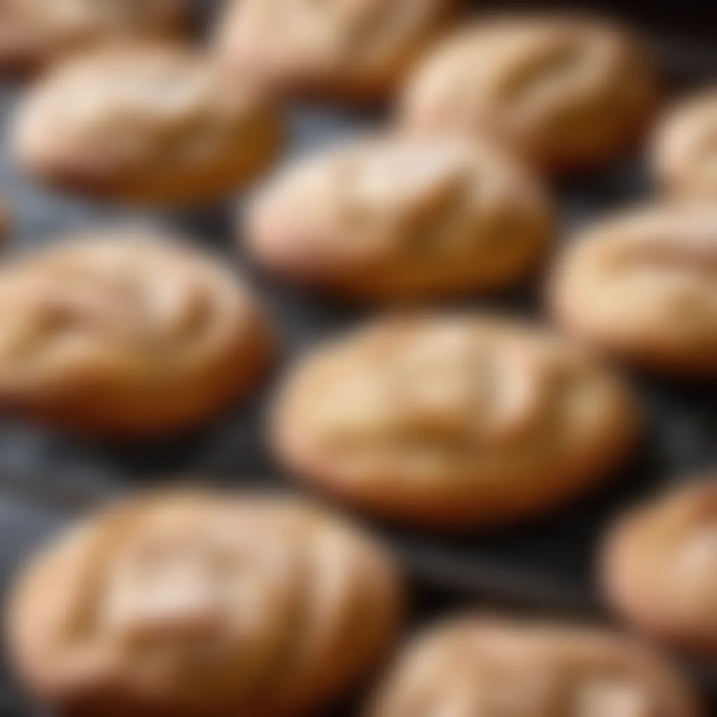 Snickerdoodles on a cooling rack