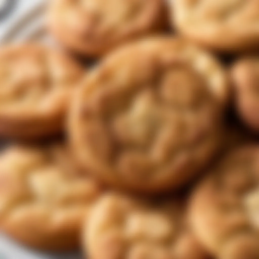 Snickerdoodles arranged in a plate