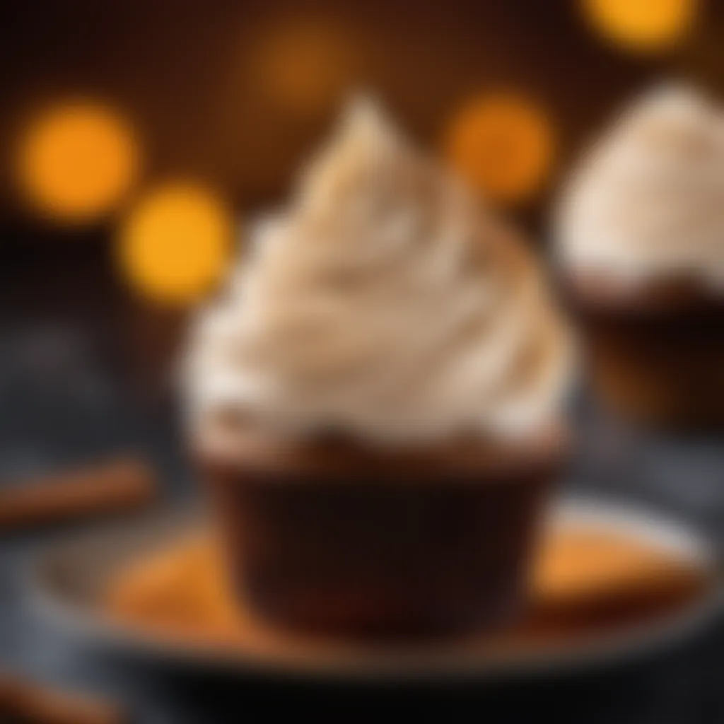 Spiced Chai Latte Cupcake with Cinnamon Cream Cheese Frosting