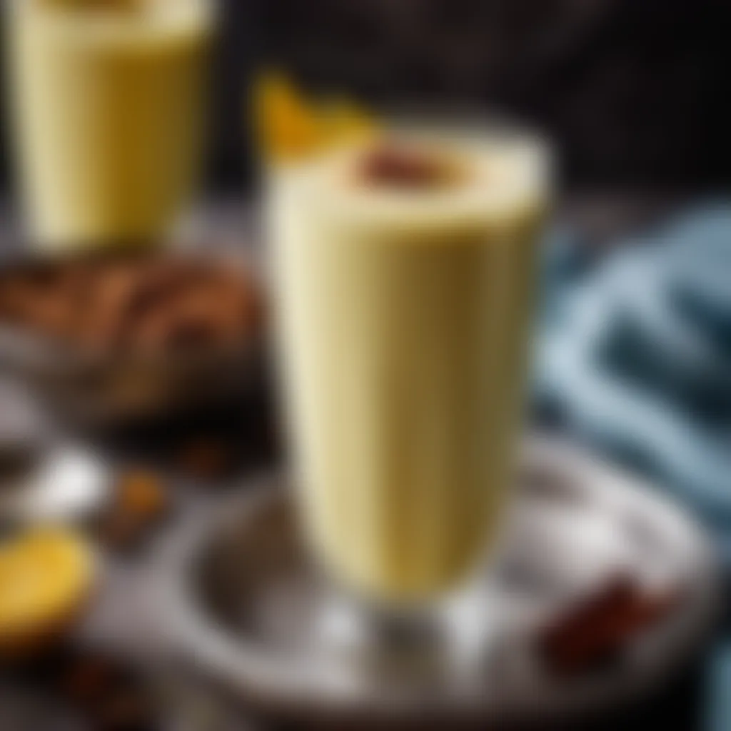 Spiced Lassi with Cardamom and Saffron