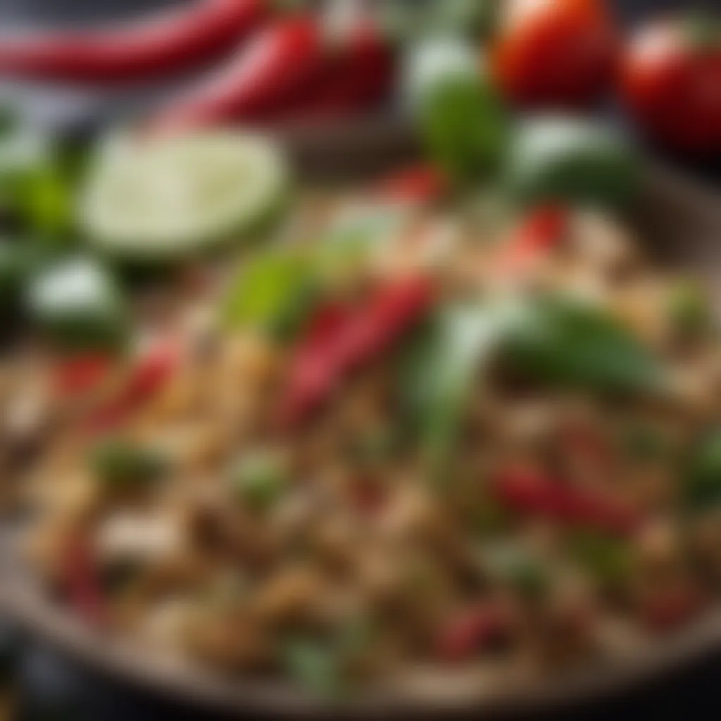 Spices and Herbs for Drunken Noodles Spices and herbs for drunken noodles