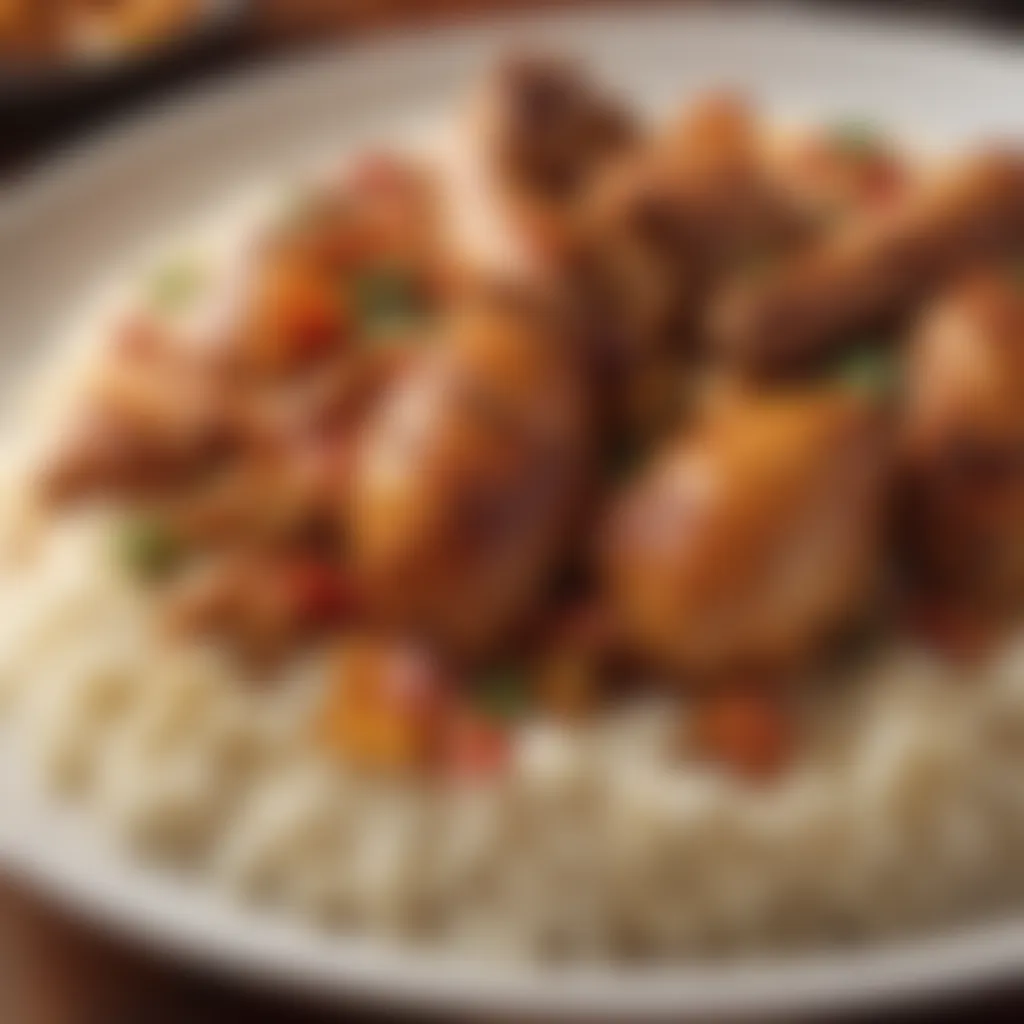 Fiery Cajun Fusion Spicy Cajun Chicken and Rice