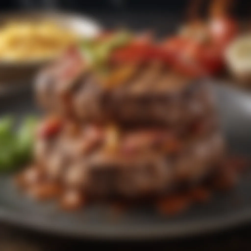 Spicy Cajun Fusion Ground Round Steak Dish