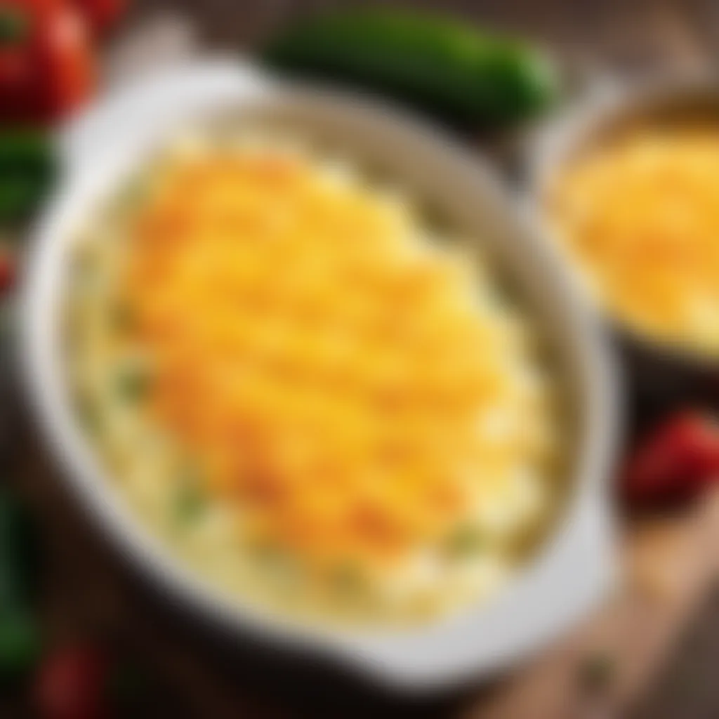 Spicy Cheddar and Jalapeno Mashed Potato Bake