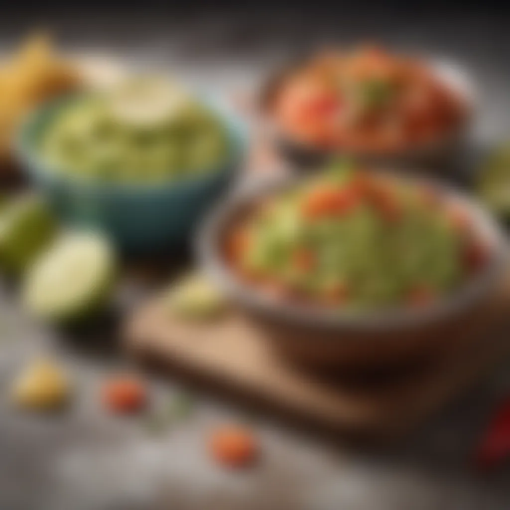 Spicy Salsa and Guacamole Spread