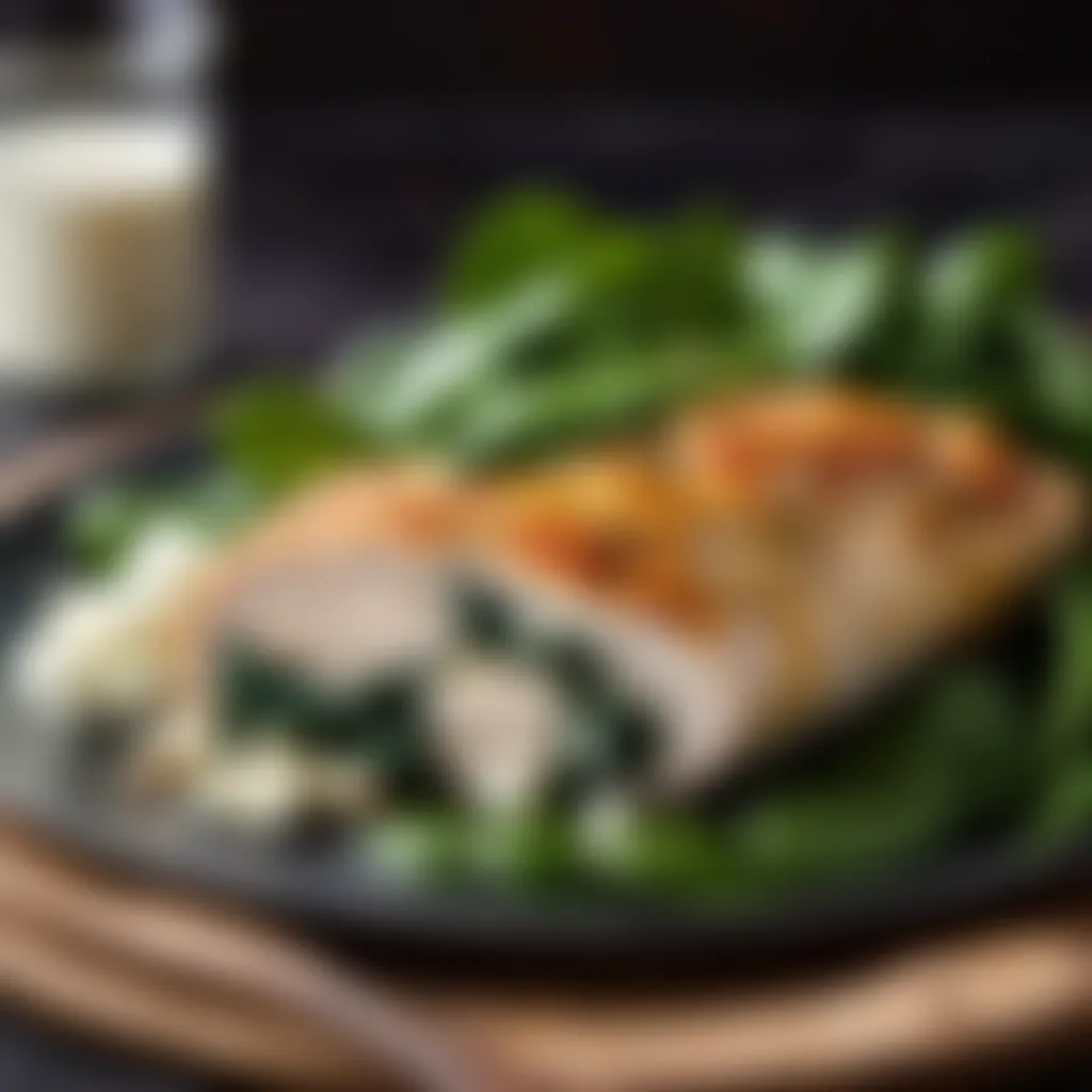 Spinach and Feta Stuffed Chicken Breast