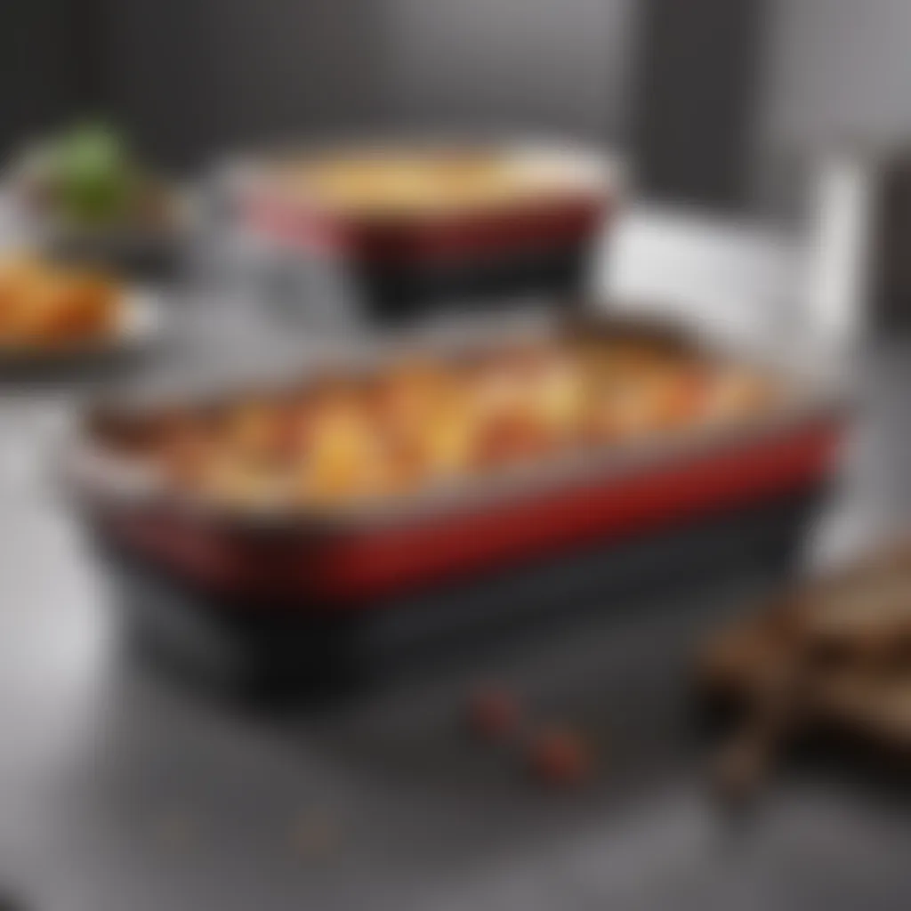Ergonomic Design of Stackable Pans Elegant stackable pans showcasing ergonomic design