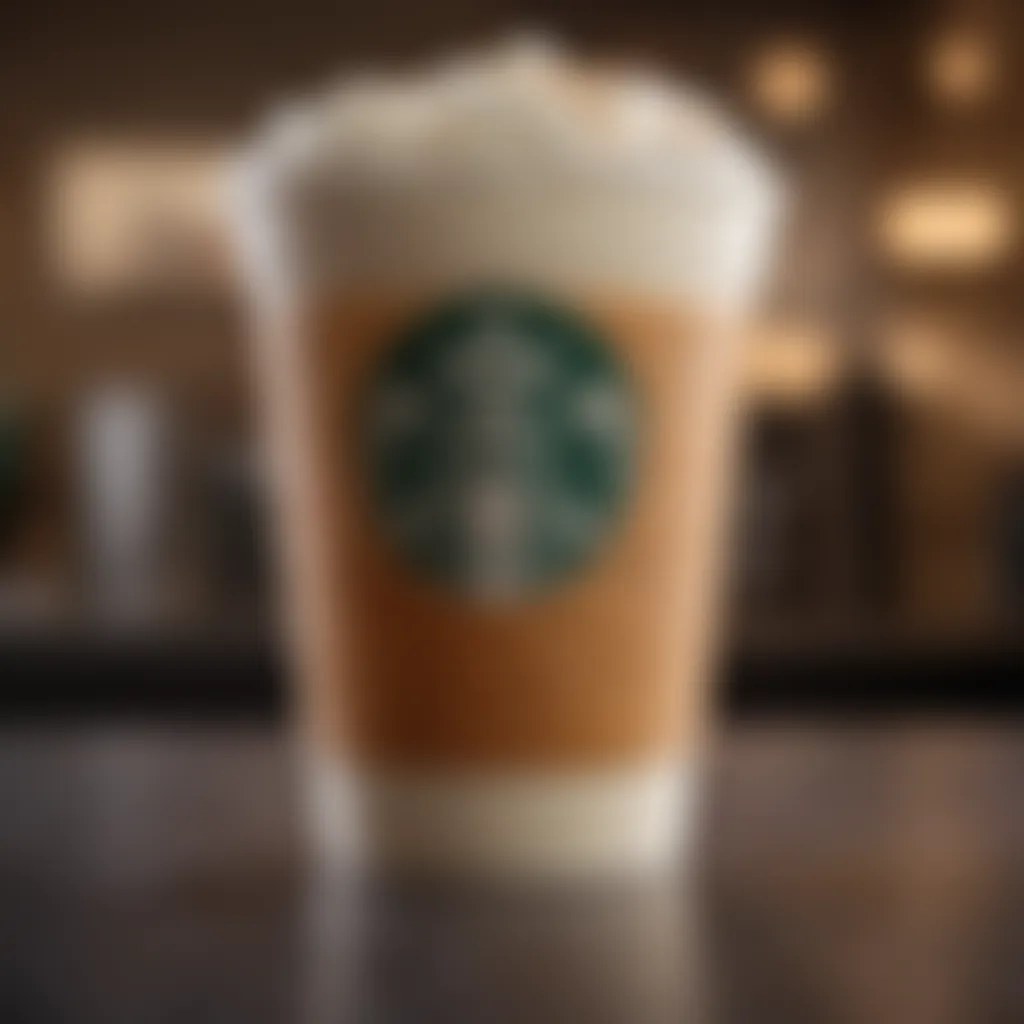 Elegant design of a Starbucks hot cup showcasing its unique features