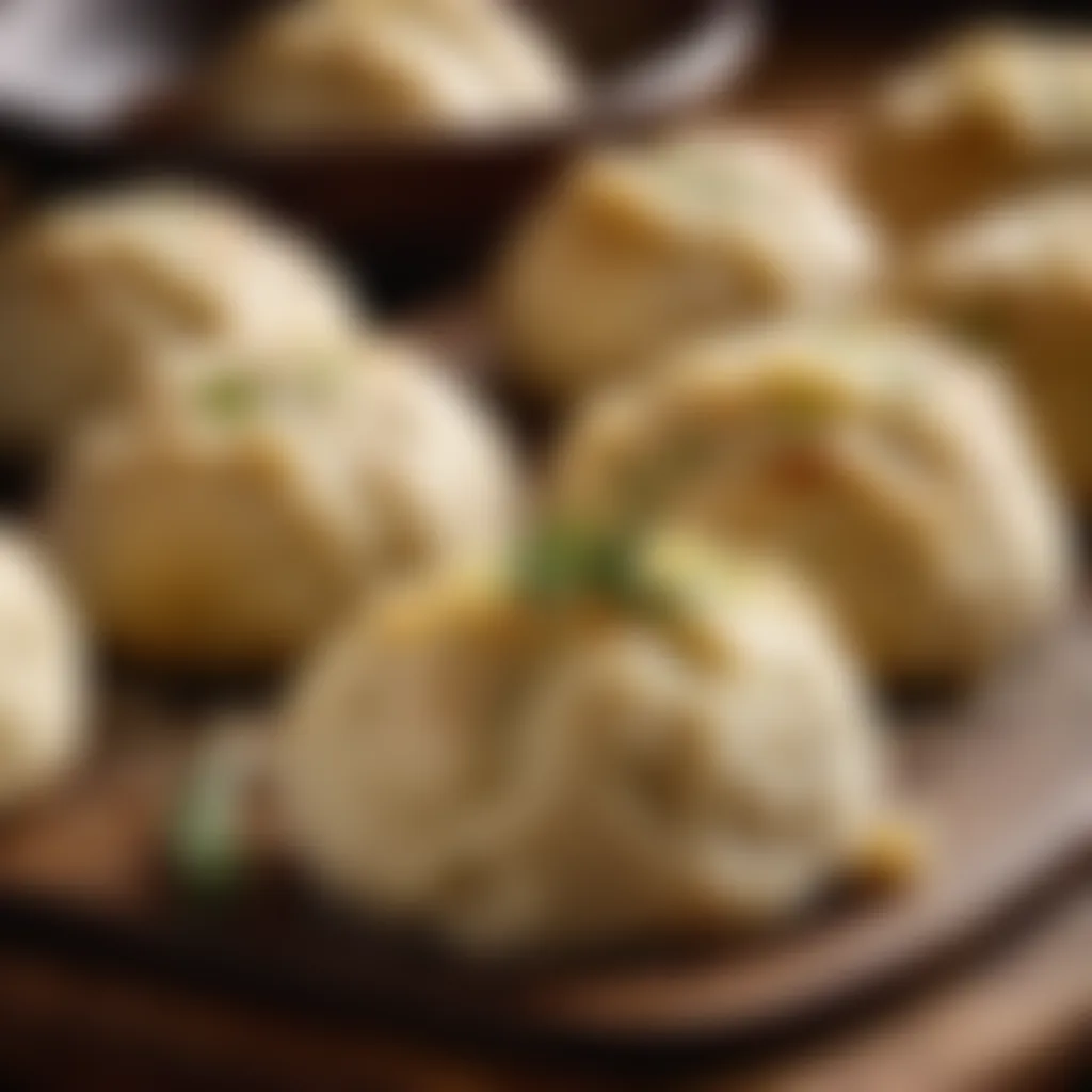 Steamed Czech bread dumplings