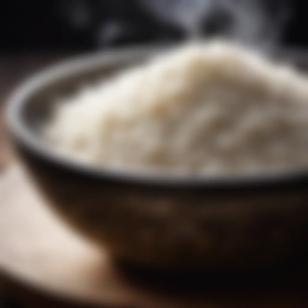 Steaming Rice