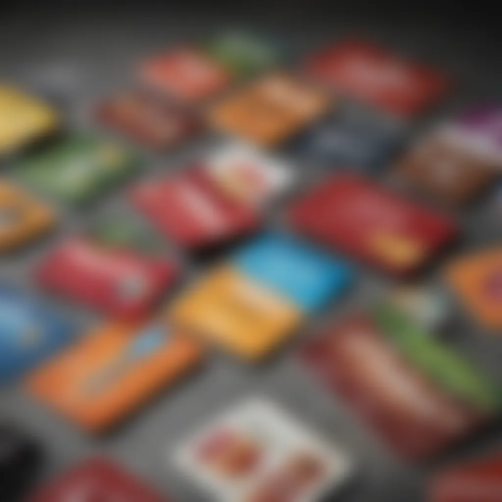 Various Amazon gift cards displayed for selection