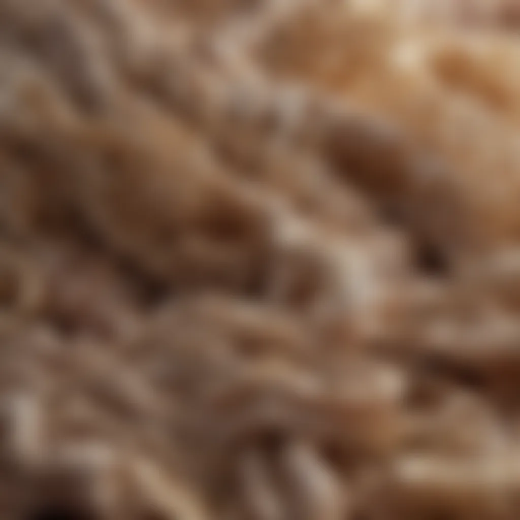 Different fabric types contributing to hair accumulation
