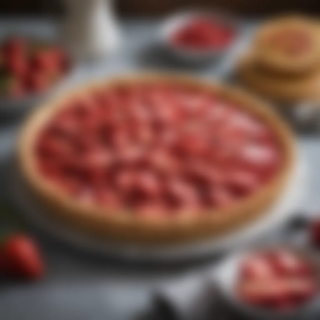 Strawberry Rhubarb Tart Masterpiece