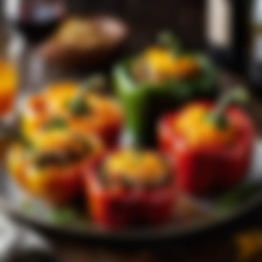 Colorful Gemista Stuffed Peppers Gemista Stuffed Peppers