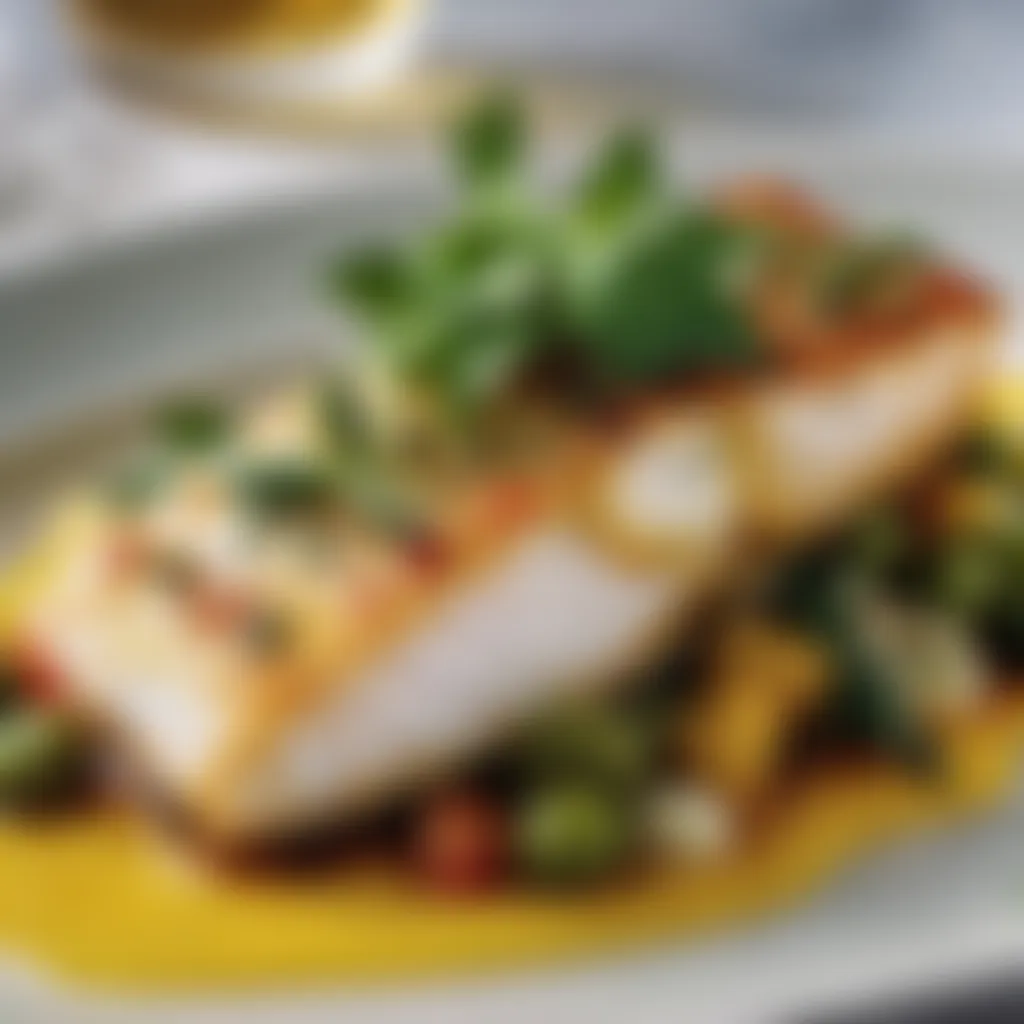 Exquisite Baked Cod with Mediterranean Flavors