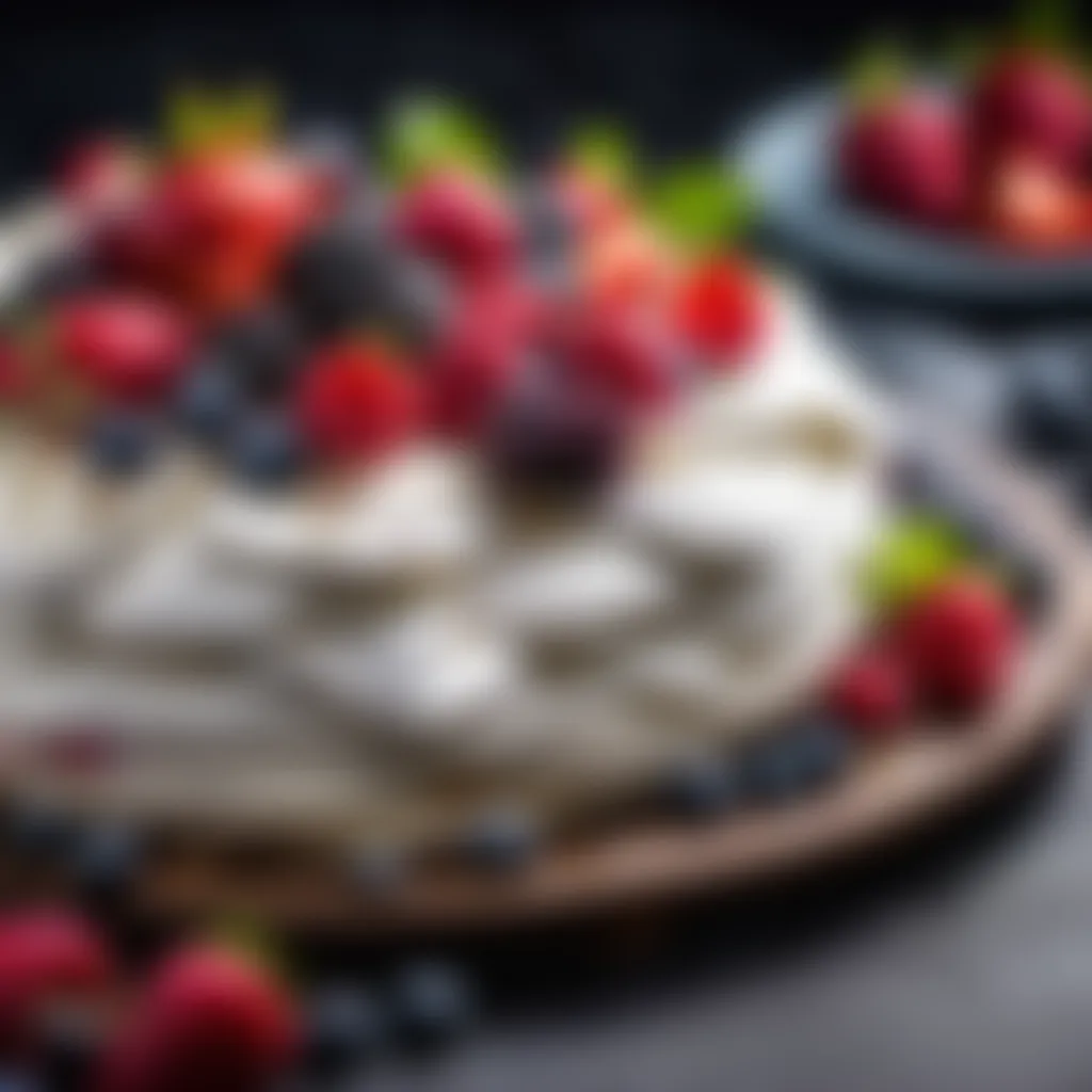 Sumptuous Berry Pavlova