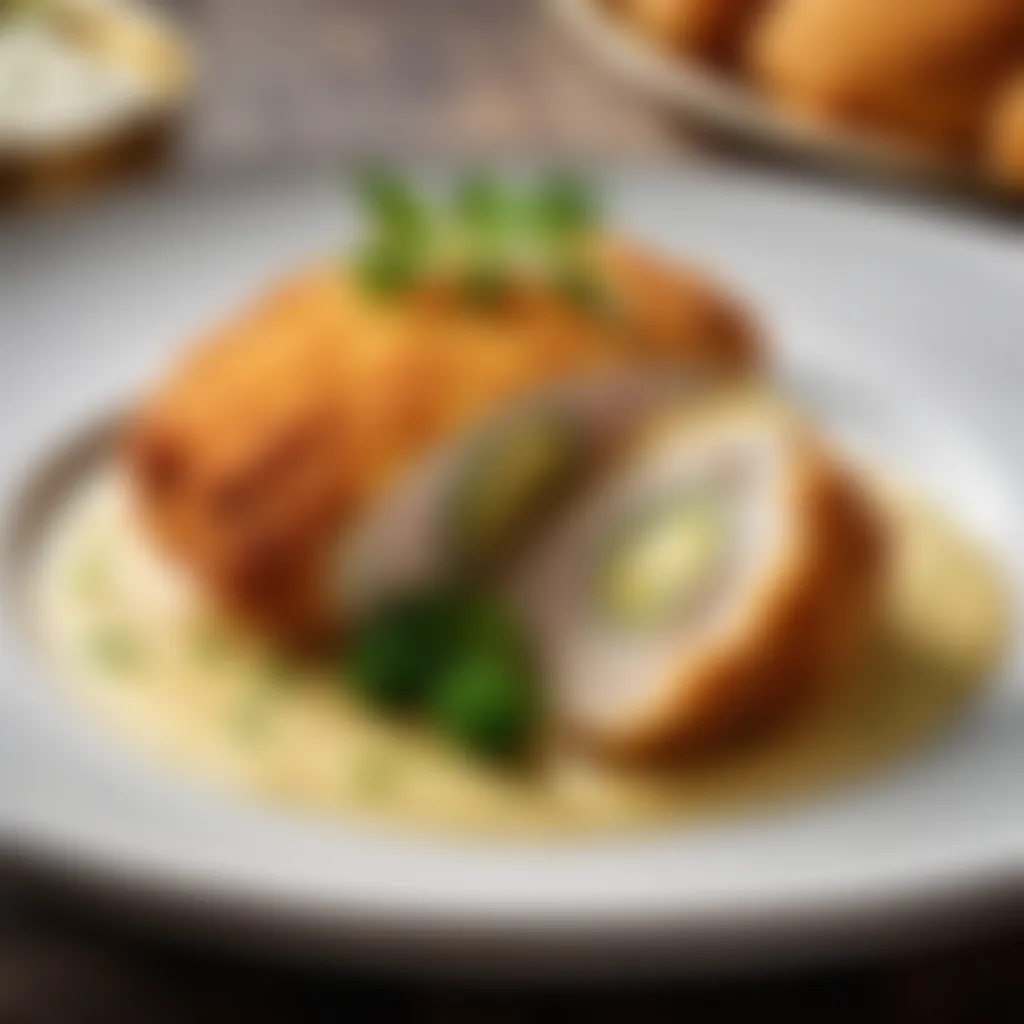 Sumptuous Chicken Kiev Presentation