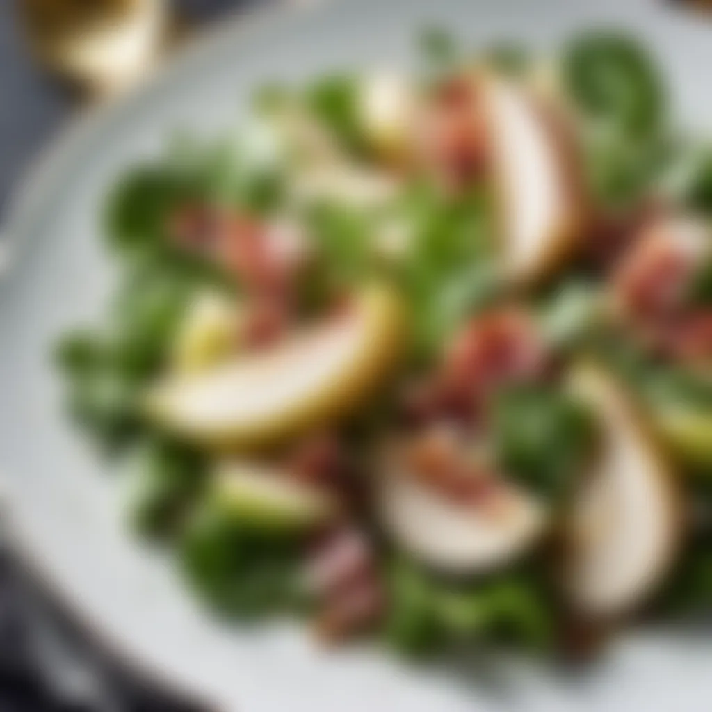 Sumptuous Pancetta and Pear Salad