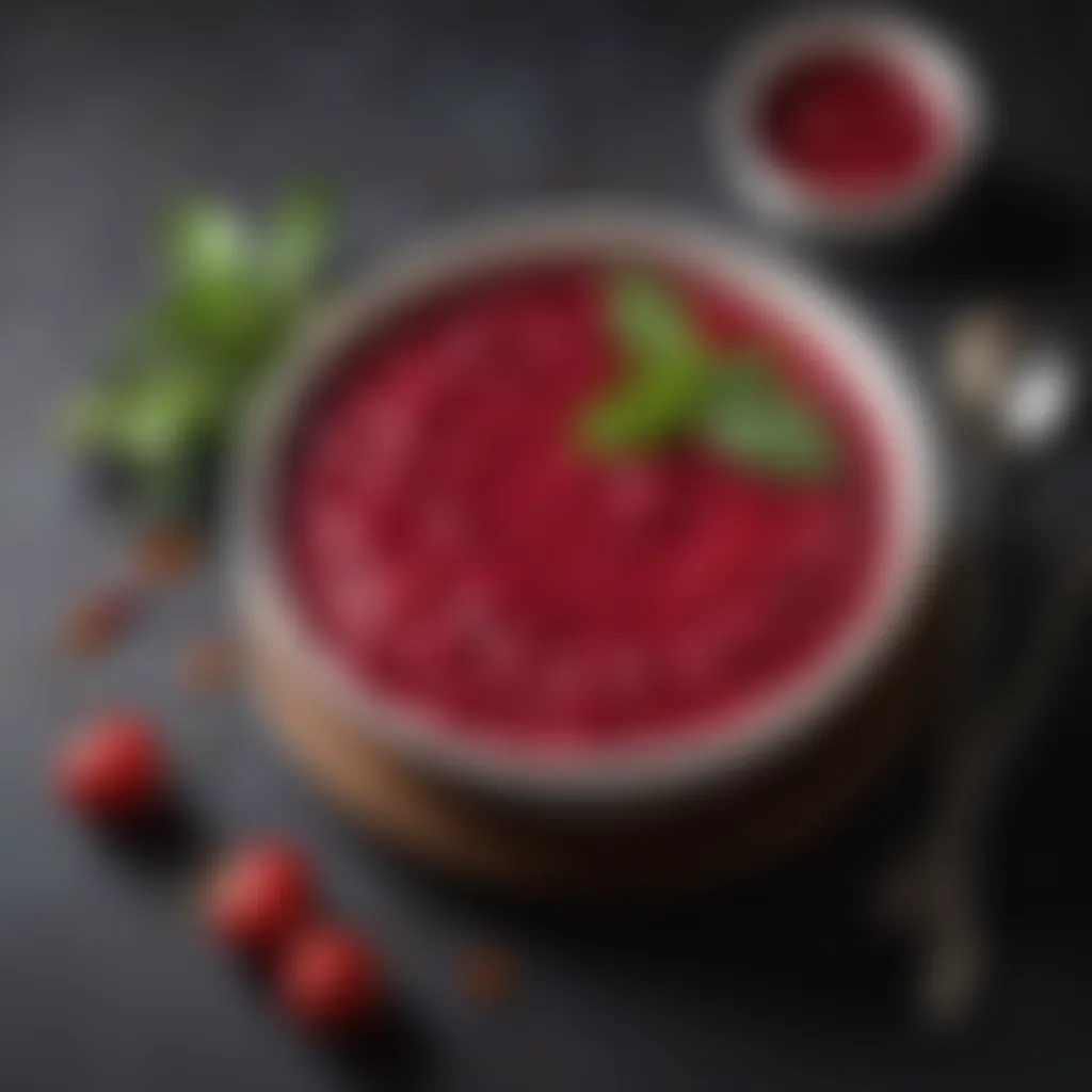 Creamy lingonberry sauce