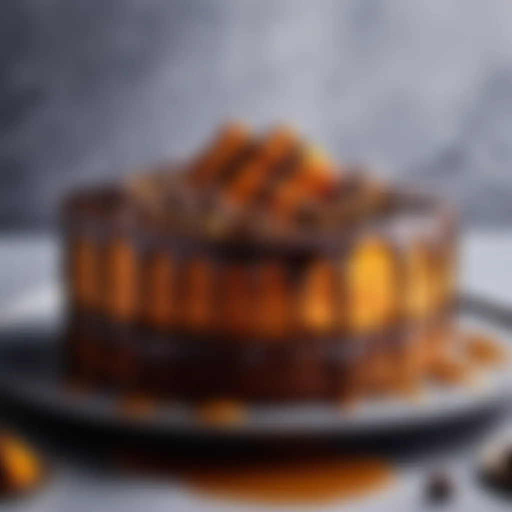 Decadent Sweet Potato Chocolate Torte with Salted Caramel Drizzle