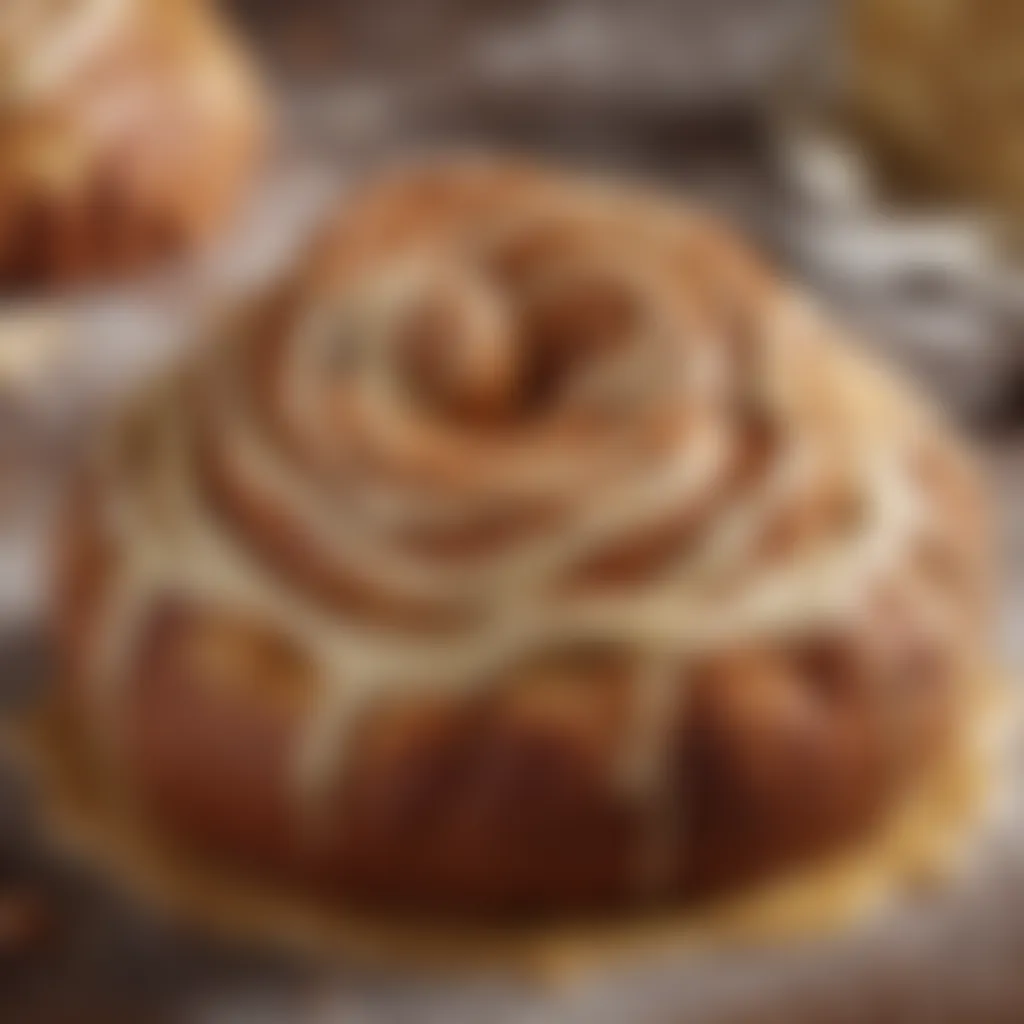 Swirling Cocoa Powder and Butter for Filling