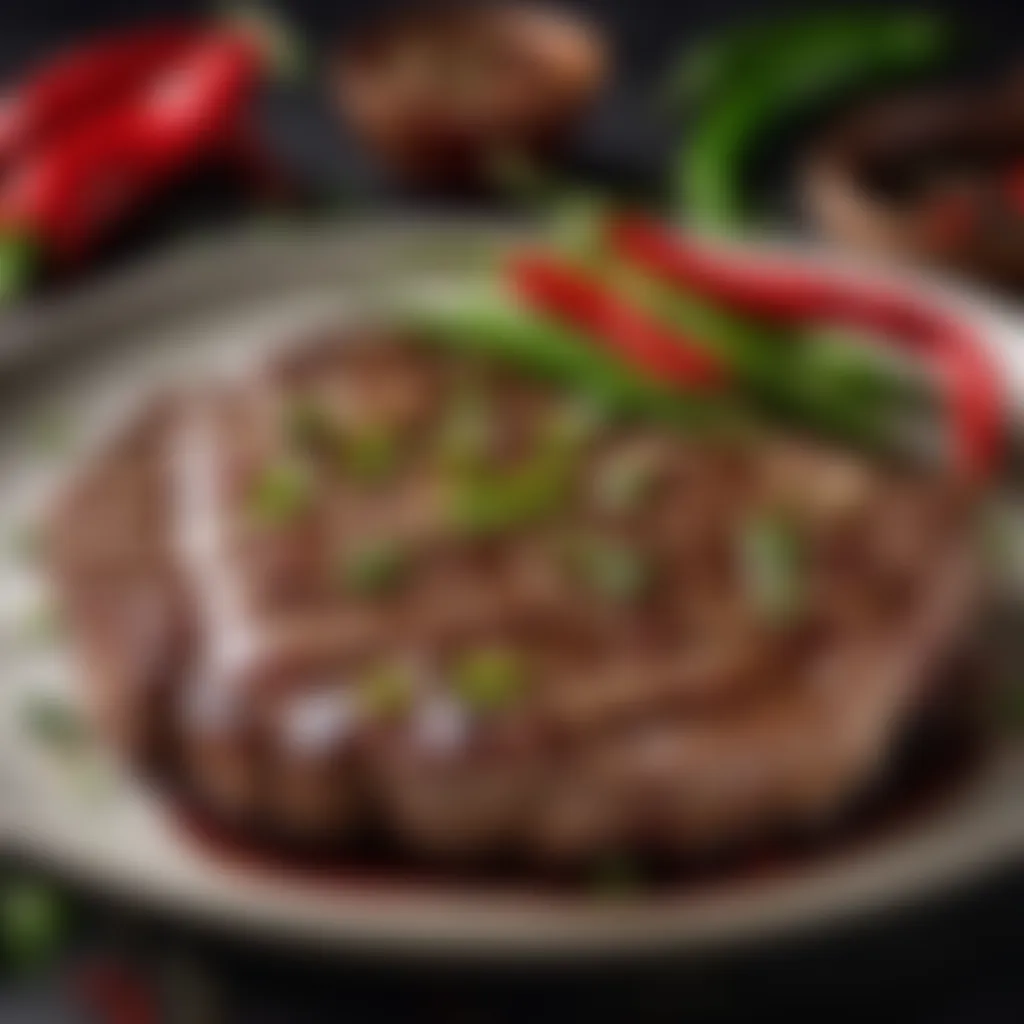 Exquisite Marination Technique for Szechwan Pepper Steak Szechwan Pepper Steak marinating process