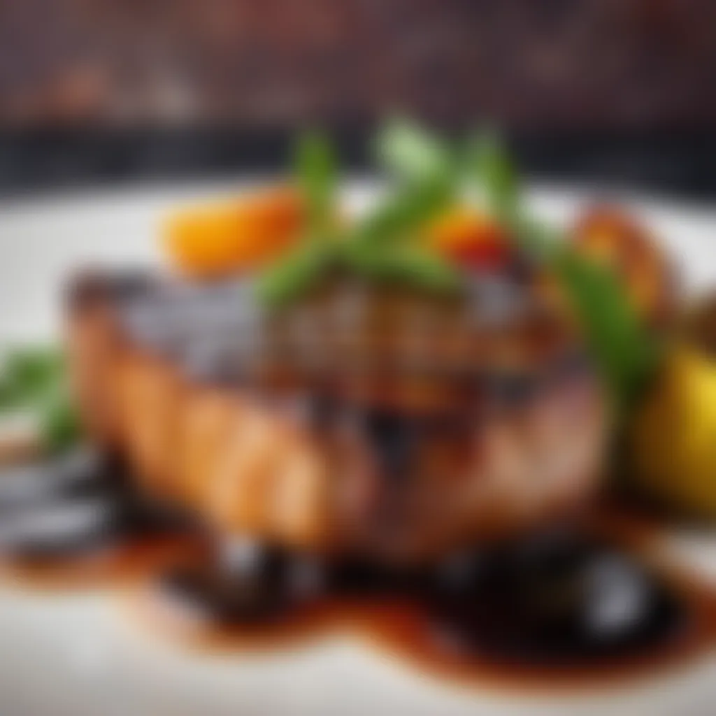 Tangy Balsamic Glazed Pork Chop