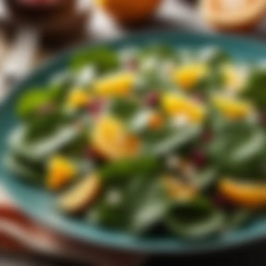 Tangy Citrus Spinach Salad