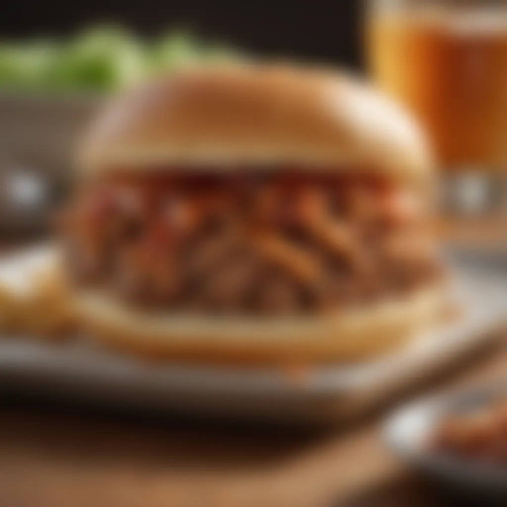 Barbecue Glazed Pulled Pork Tender slow cooker pulled pork with tangy barbecue sauce