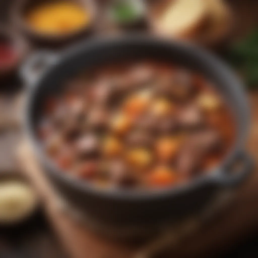 Tenderly Simmered Stew Meat