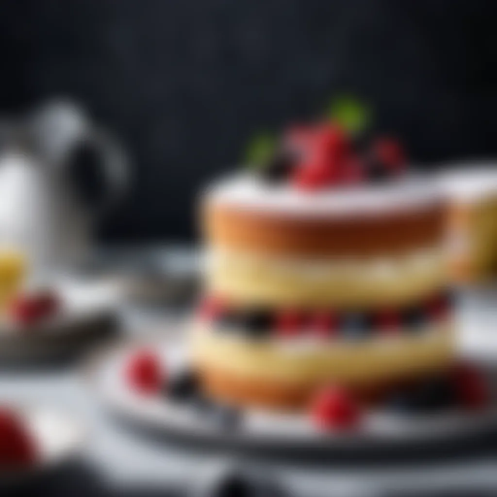 The All-In-One Victoria Sponge Recipe: A Delightfully Simple Dessert Presentation