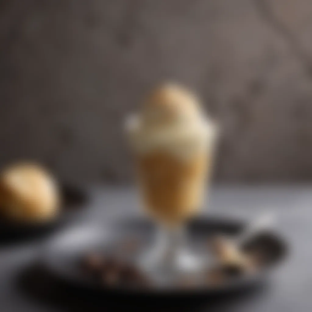 Elegant Affogato Presentation