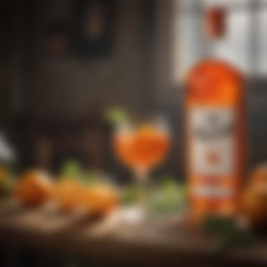 A historical depiction of the Aperol brand and its roots in Italian culture