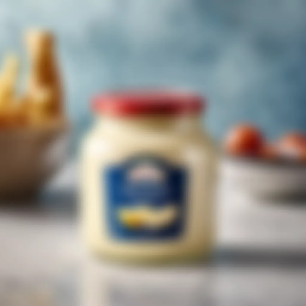 Jar of Homemade Mayonnaise