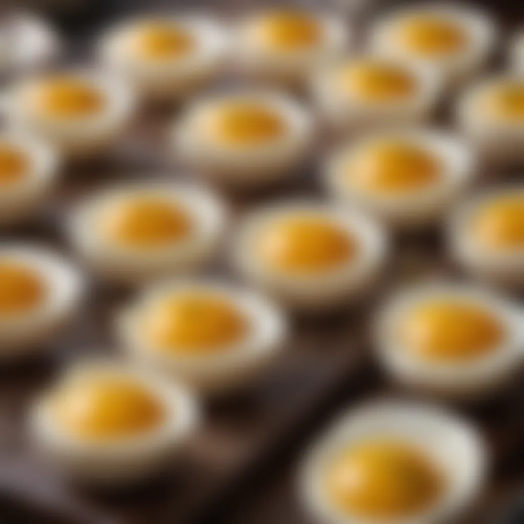 A variety of dishes featuring hard cooked eggs as a key ingredient